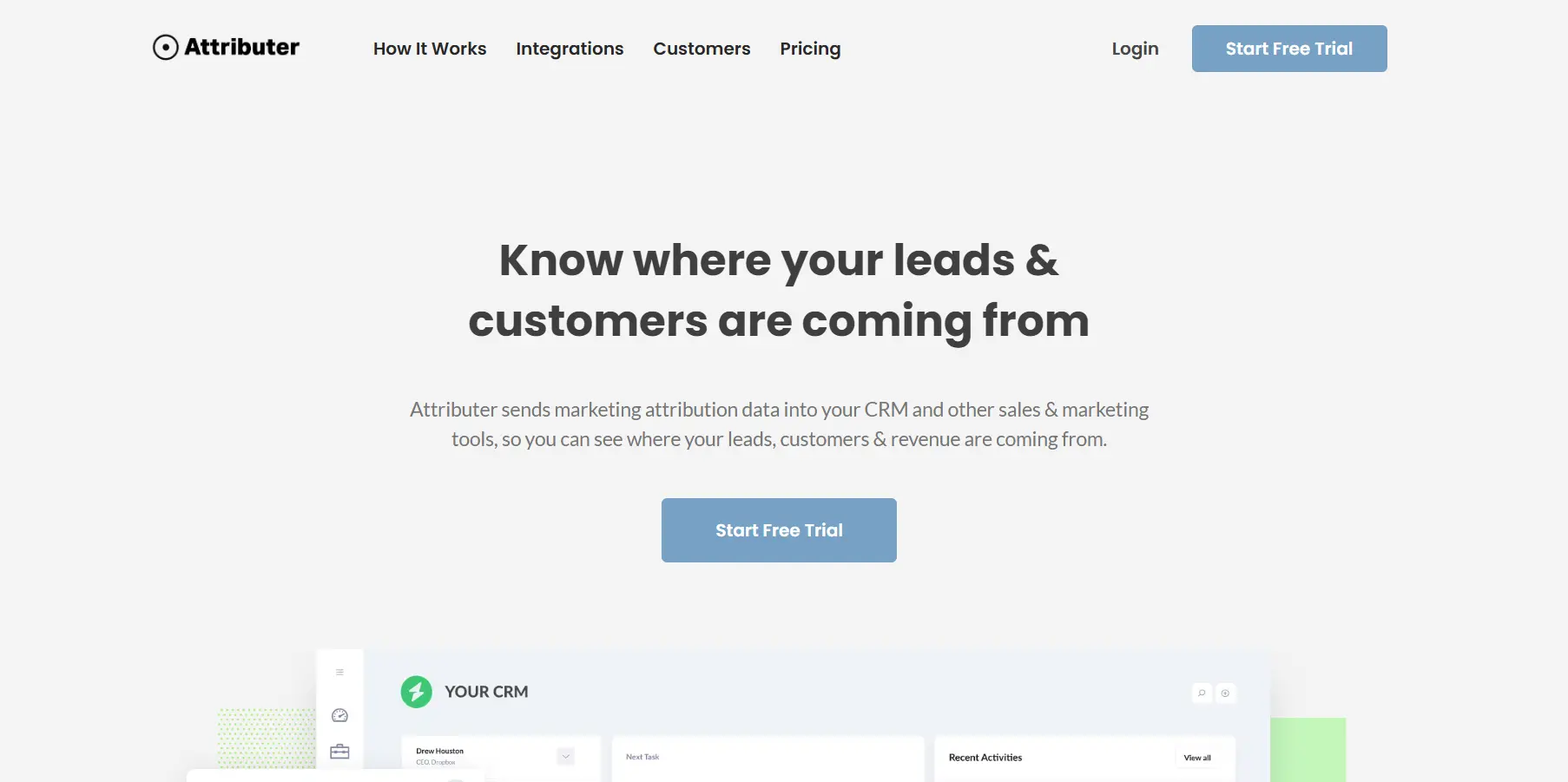 Attributer website