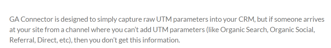 GA Connevtor vs Attributer - Misleading claim 1