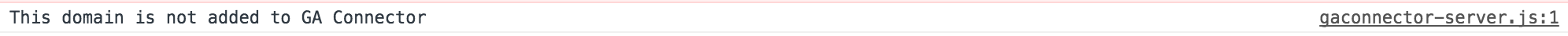 Domain denied