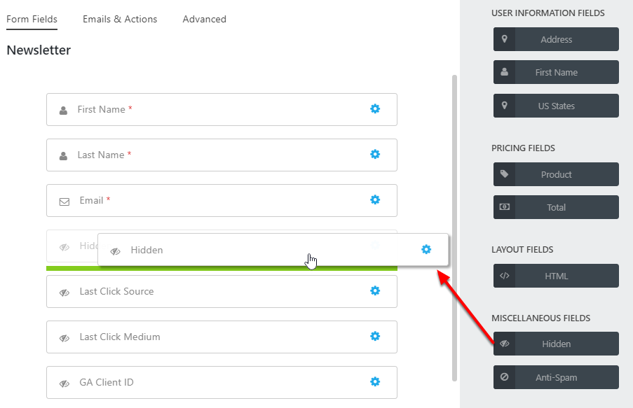 Ninja Forms in WordPress